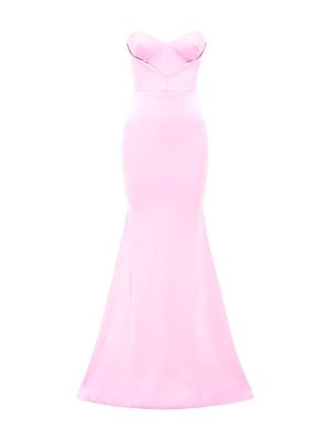 Alex Perry Barkley strapless gown - Pink