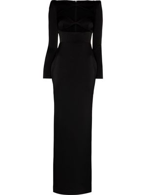 Alex Perry Cohan cut-out gown - Black