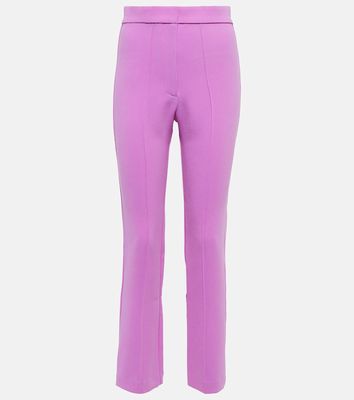 Alex Perry Dallin high-rise straight cropped pants