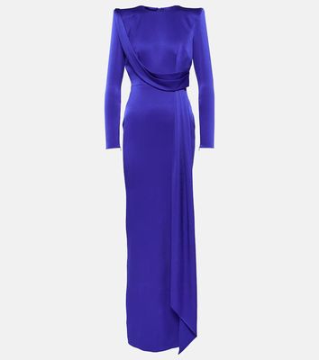 Alex Perry Draped satin gown