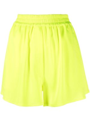 Alex Perry elasticated-waist shorts - Yellow