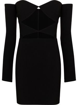 Alex Perry Hadley cut-out mini dress - Black