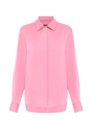 Alex Perry Harper satin shirt - Pink