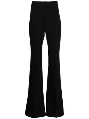 Alex Perry high-waisted flared trousers - Black