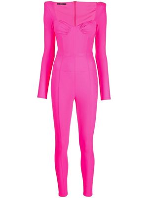 Alex Perry Lanson sweetheart-neck jumpsuit - Pink