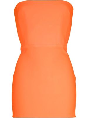 Alex Perry Lux strapless mini dress - Orange