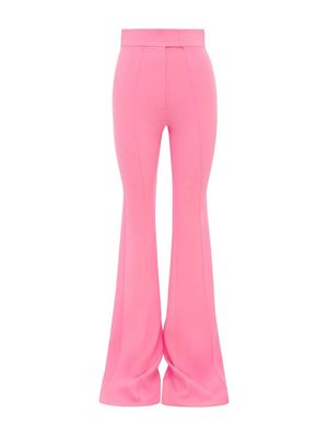 Alex Perry Marden flared high-waist trousers - Pink
