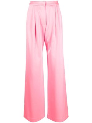 Alex Perry pleated palazzo pants - Pink