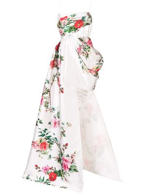 ALEX PERRY Reid floral dress - White