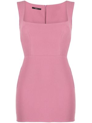 Alex Perry square-neck minidress - Pink