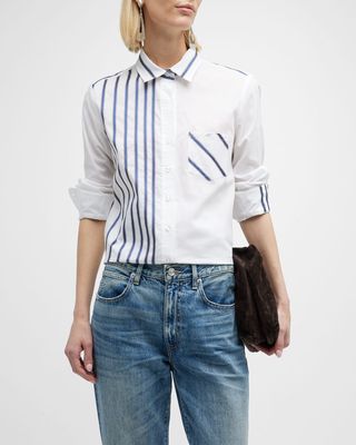 Alex Striped Button-Down Shirt