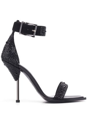 Alexander McQueen ankle strap 110mm sandals - Black