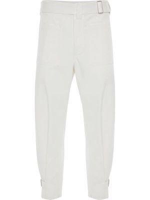 Alexander McQueen belted cargo trousers - White