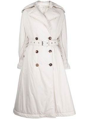 Alexander McQueen belted trench coat - White