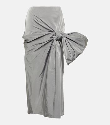Alexander McQueen Bow-detail midi skirt