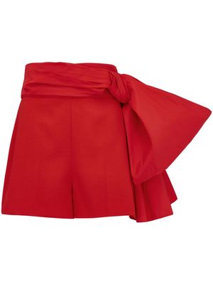 Alexander McQueen bow-detail tailored shorts