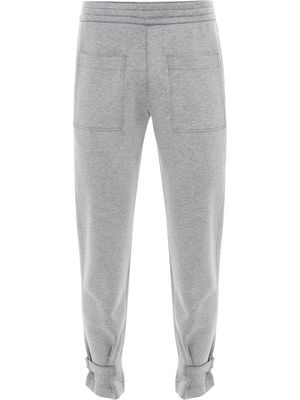 Alexander McQueen buckled-ankle track trousers - Grey