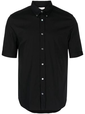 Alexander McQueen button-down short-sleeved shirt - Black