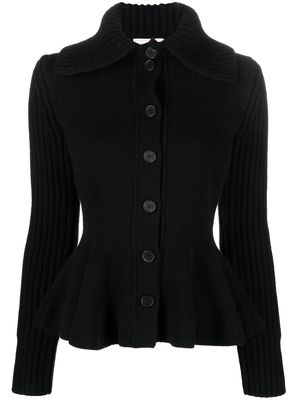 Alexander McQueen button-fastening knitted cardigan - Black