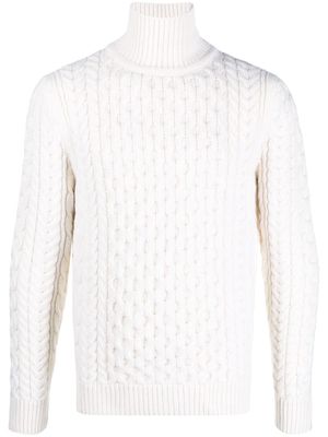 Alexander McQueen cable knit jumper - Neutrals