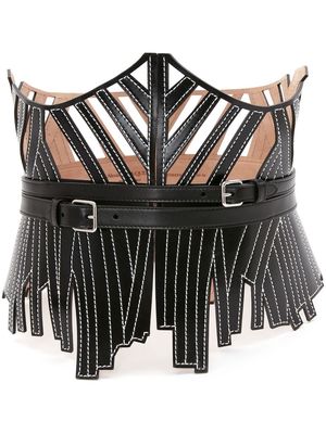 Alexander McQueen Cage corset belt - Black