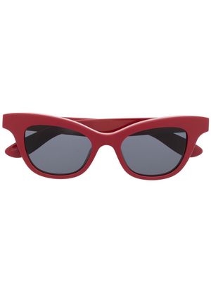 Alexander McQueen cat-eye sunglasses - Red