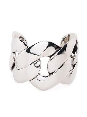 Alexander McQueen chain cuff bracelet - Silver