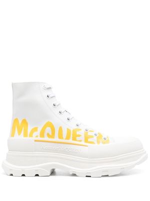 Alexander McQueen Chunky high-top sneakers - White