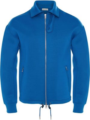 Alexander McQueen cotton-blend bomber jacket - Blue