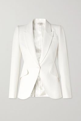 Alexander McQueen - Crepe Blazer - Ivory