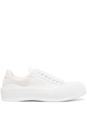 Alexander McQueen Deck Plimsoll sneakers - White
