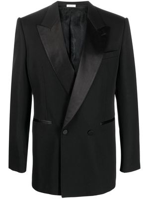 Alexander McQueen double-breasted tuxedo blazer - Black