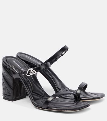 Alexander McQueen Embossed leather sandals
