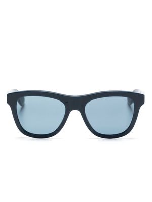 Alexander McQueen Eyewear logo-engraved tinted sunglasses - Blue