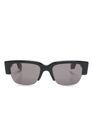 Alexander McQueen Eyewear logo-print arm sunglasses - Black
