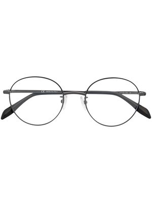 Alexander McQueen Eyewear round-frame glasses - Black