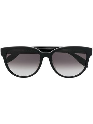 Alexander McQueen Eyewear round frame sunglasses - Black