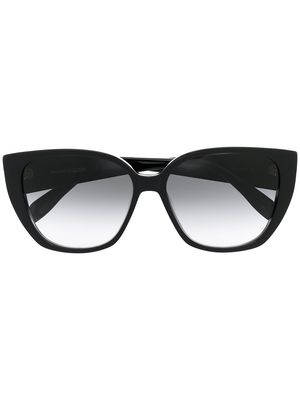 Alexander McQueen Eyewear Seal cat-eye sunglasses - Black