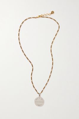Alexander McQueen - Gold-tone And Silver-tone Necklace - one size