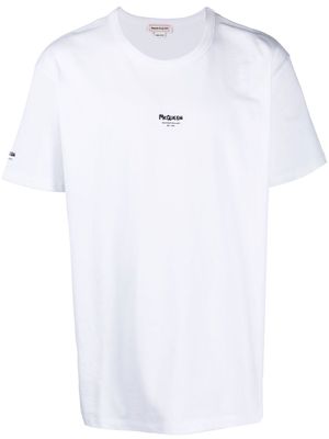 Alexander McQueen Graffiti Logo short-sleeve T-shirt - White