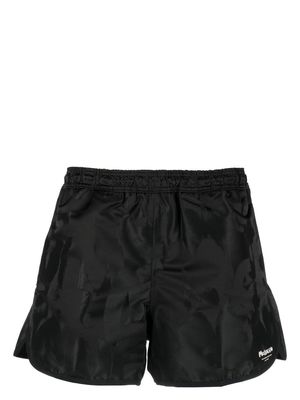 Alexander McQueen Graffiti swim shorts - Black