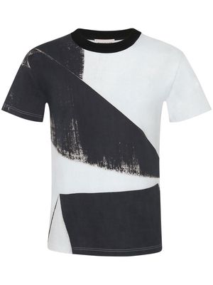 Alexander McQueen graphic print cotton T-shirt - White