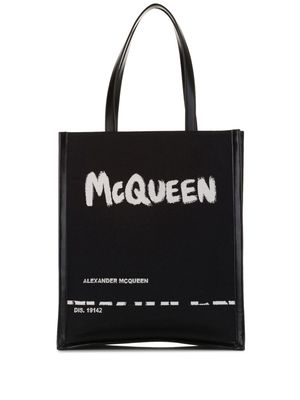 Alexander McQueen graphic-print tote bag - Black