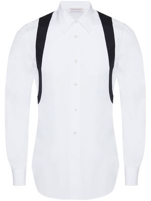 Alexander McQueen Harness button-up shirt - 9000 -WHITE