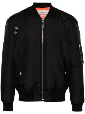 Alexander McQueen Harness MA-1 bomber jacket - Black
