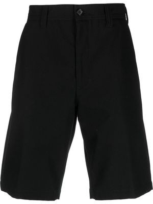 Alexander McQueen high-waist cotton shorts - Black