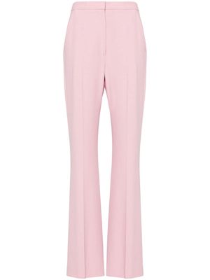 Alexander McQueen high-waist flared trousers - Pink