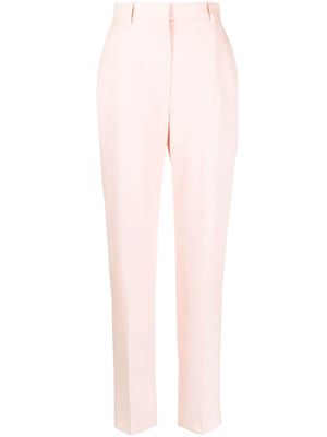 Alexander McQueen high waist tailored trousers - Pink