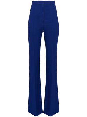 Alexander McQueen high-waisted bootcut trousers - Blue