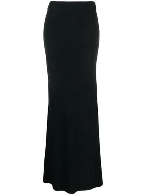 Alexander McQueen high-waisted floor-length skirt - Black